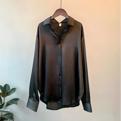 Women's satin blouse