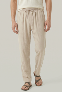 Callum Linen Drawstring Pants