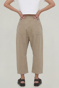 Women's Cotton Linen Wide Leg Trousers