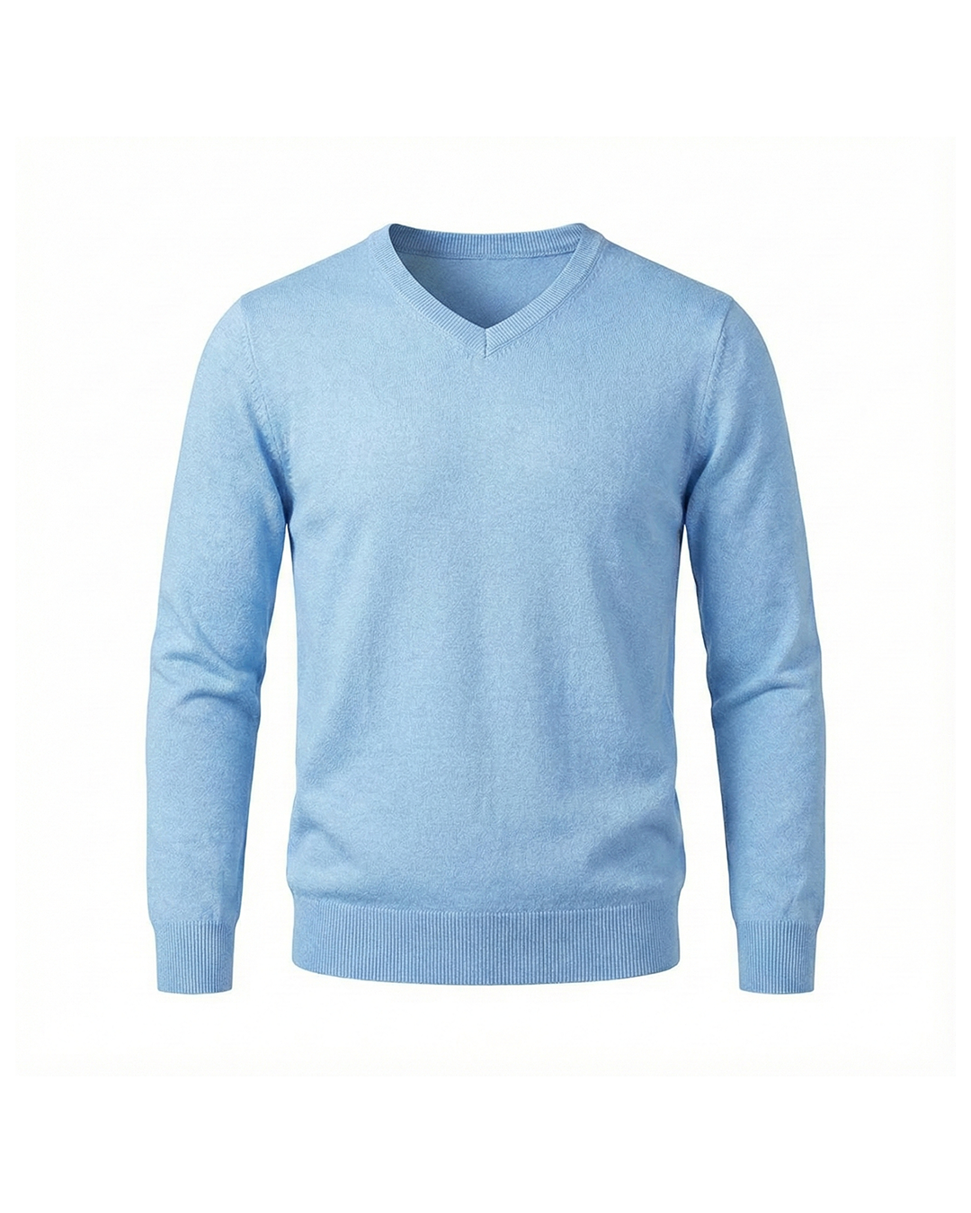 Classic Cashmere-Feel V-Neck Sweater