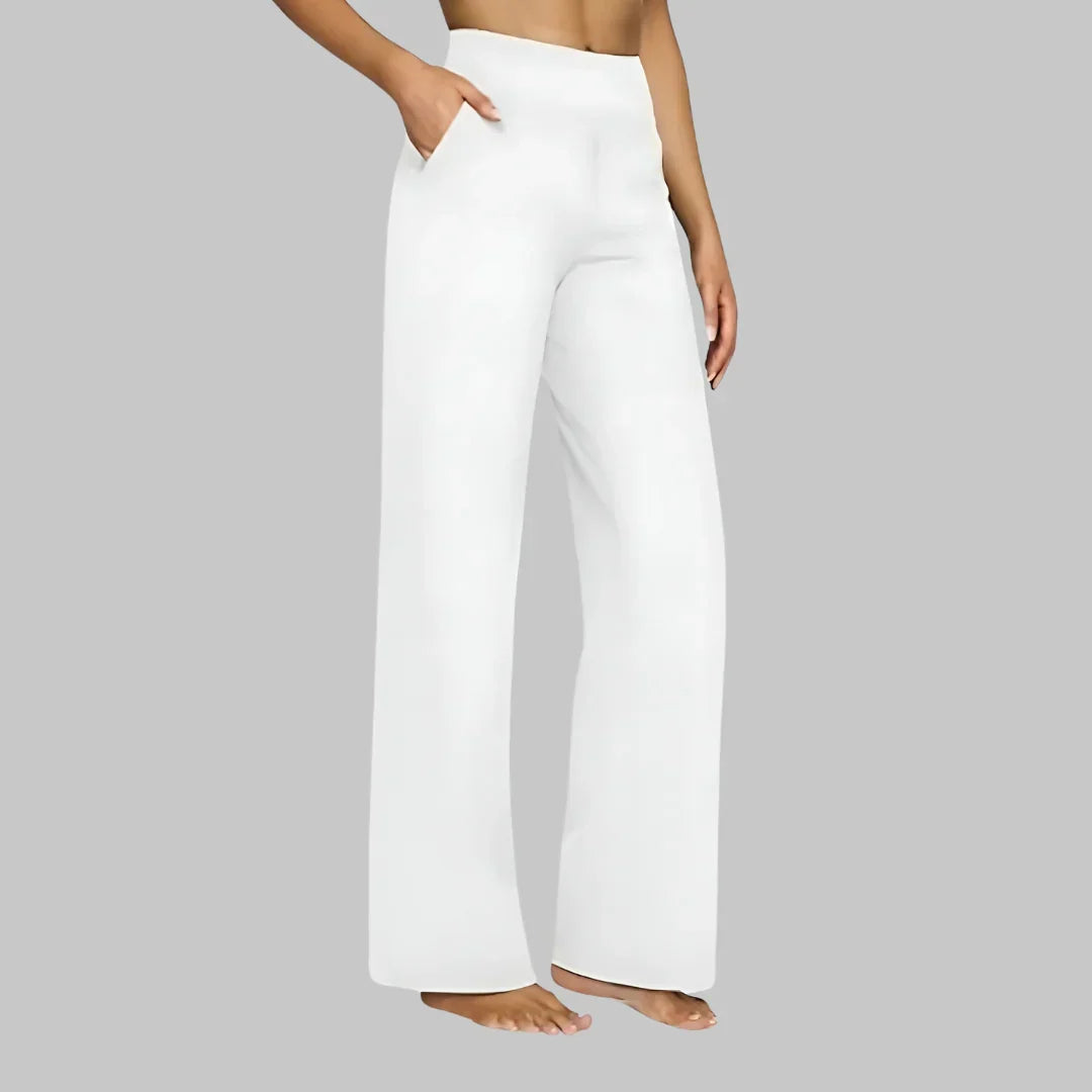 Ainsley Classic Wide-Leg Pants