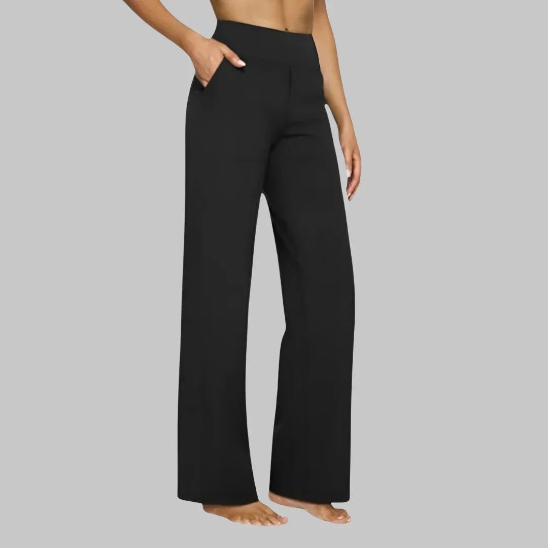 Ainsley Classic Wide-Leg Pants