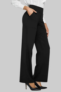 Ainsley Classic Wide-Leg Pants