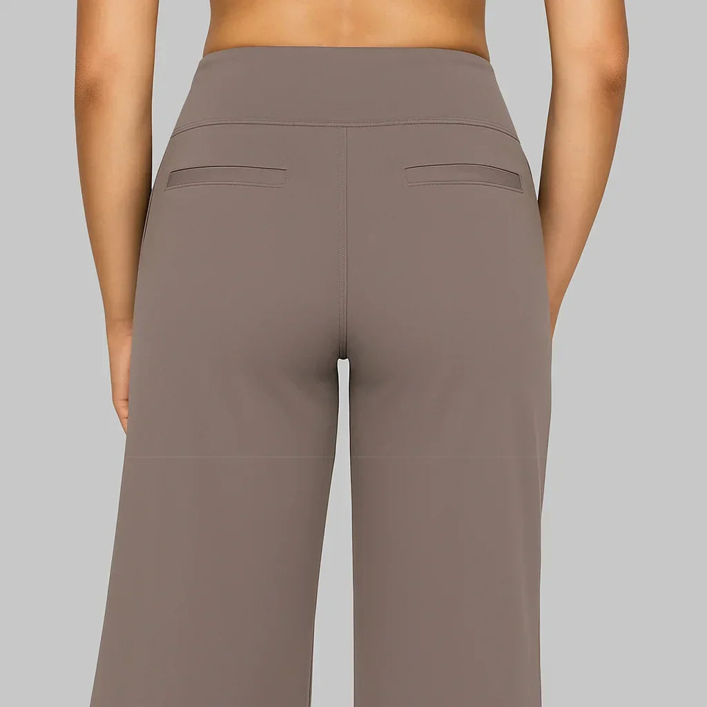 Ainsley Classic Wide-Leg Pants