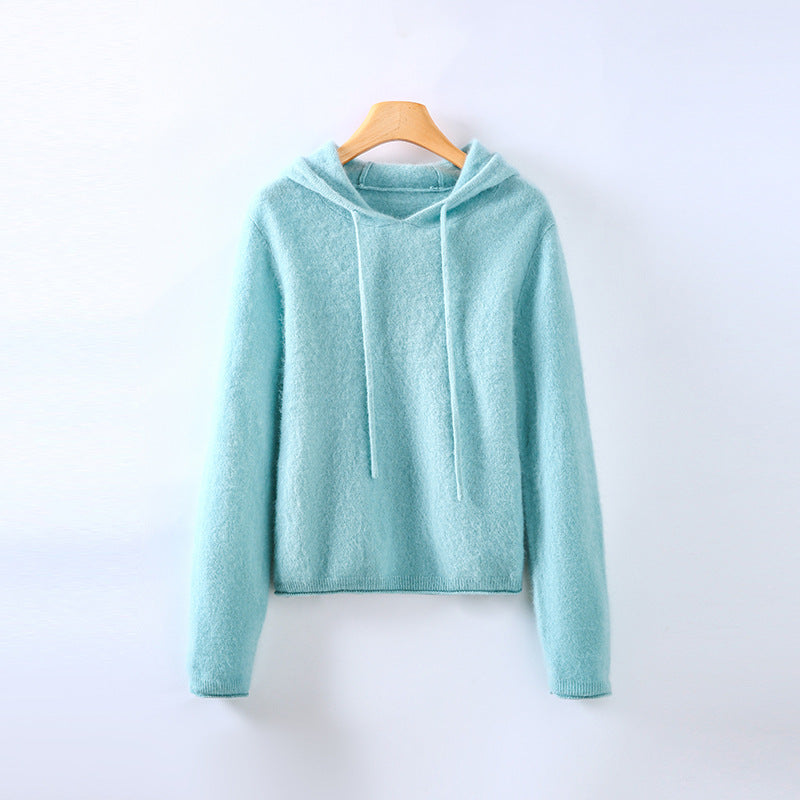 Athena Cashmere-Feel Hoodie