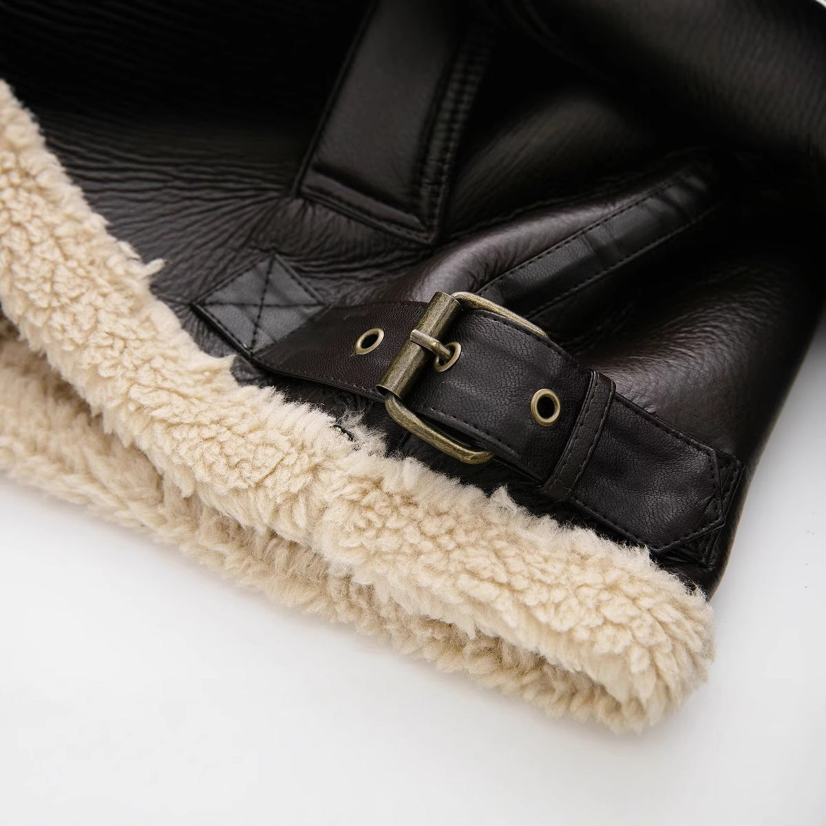 Luna Faux Shearling Trim Jacket
