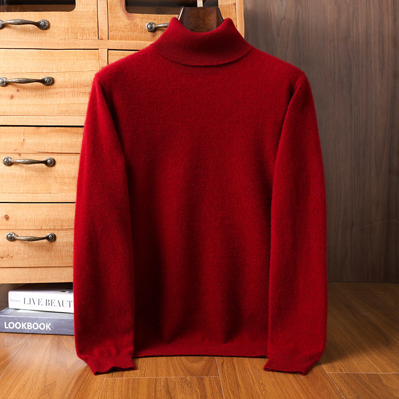 Rowan Cashmere-Feel Turtleneck