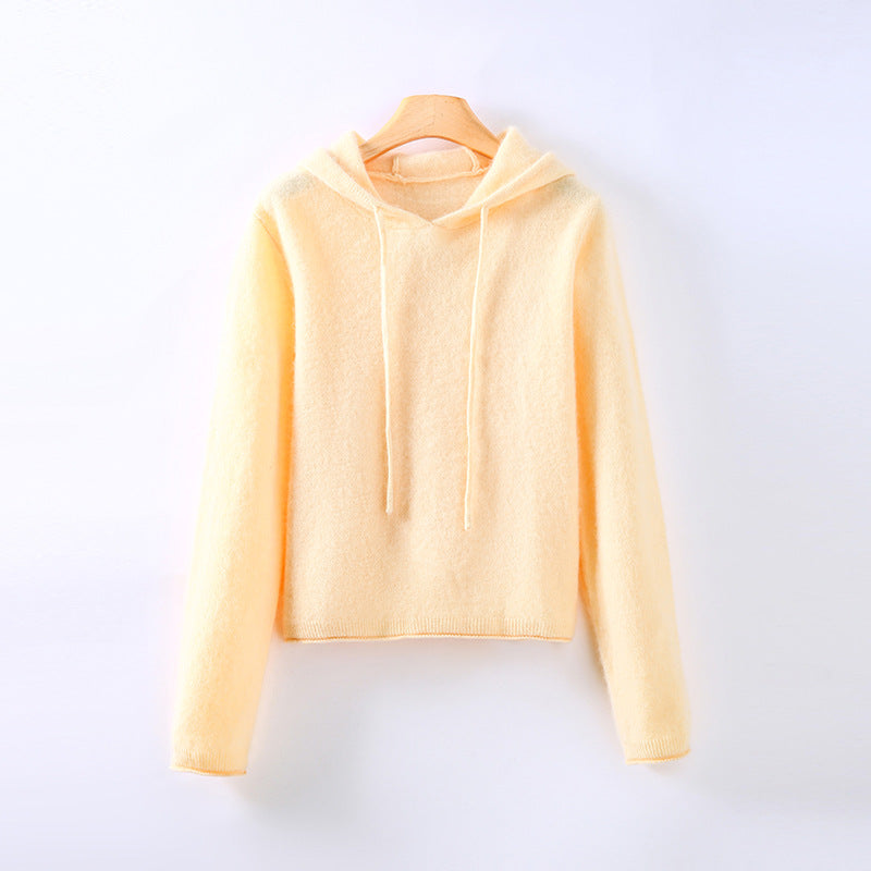 Athena Cashmere-Feel Hoodie