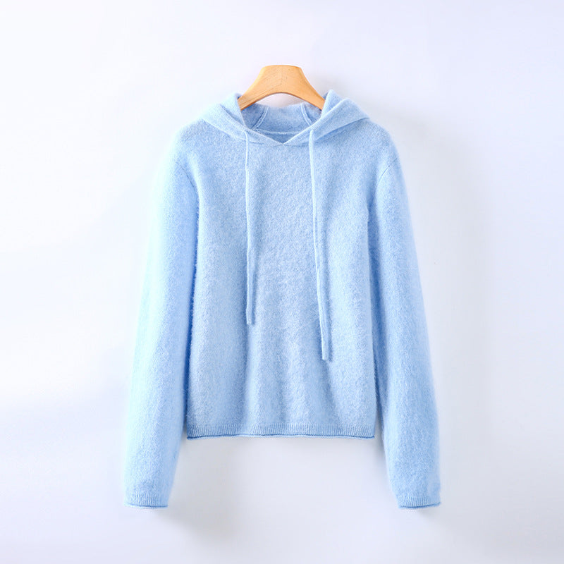 Athena Cashmere-Feel Hoodie