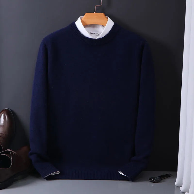 Ainsley Classic Cashmere-Feel Sweater