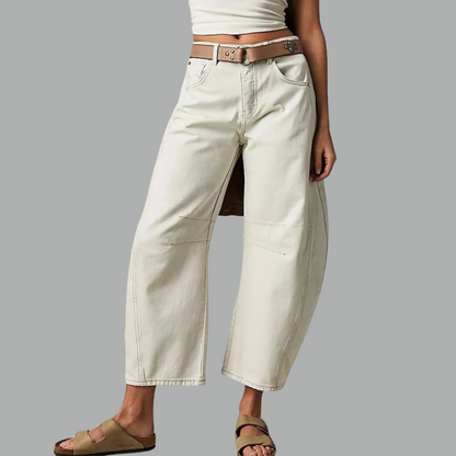 Barrel | Women's High Waist Barrel Leg Jeans Relaxed Fit Denim
