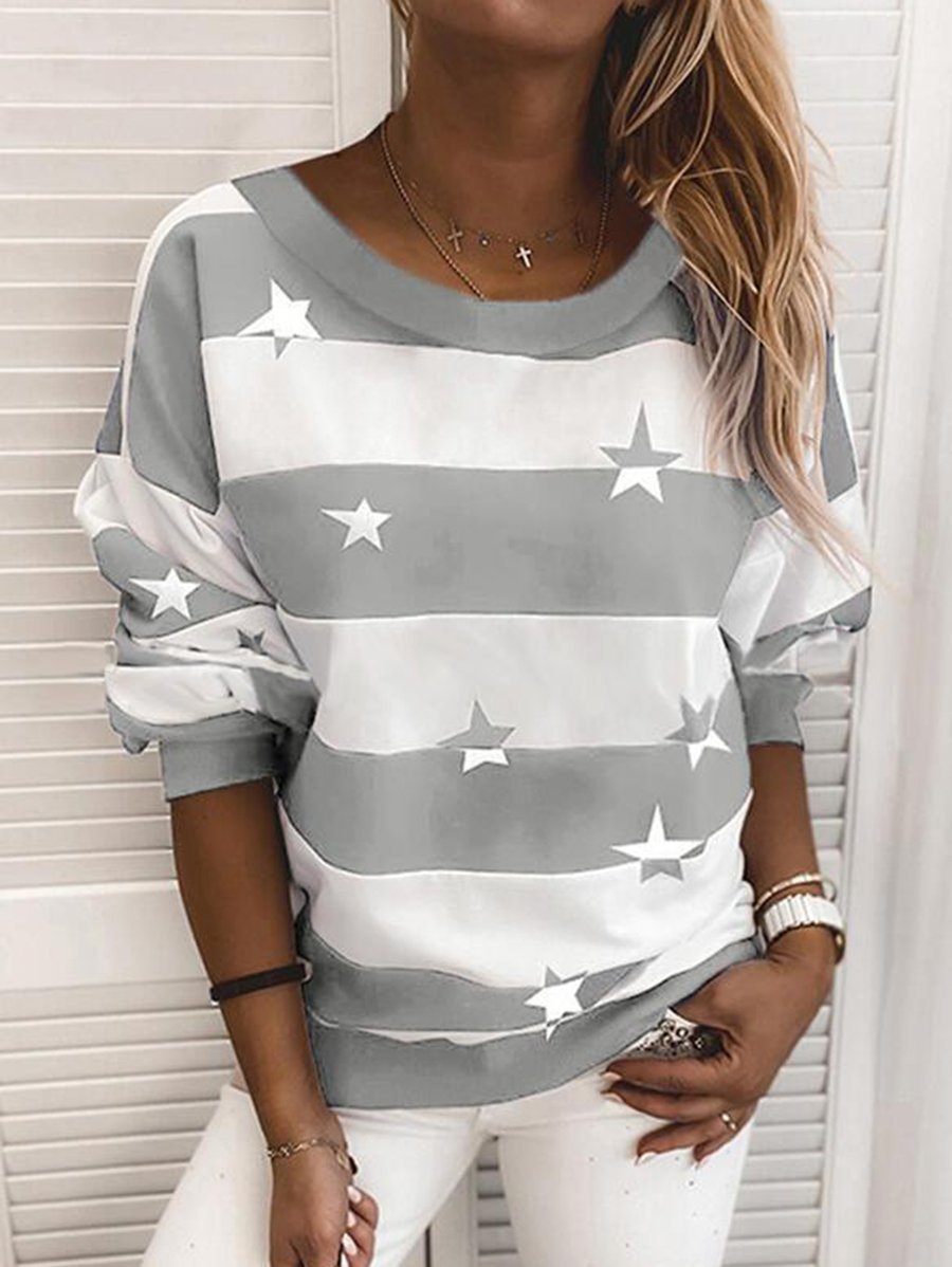 Laurel Star Stripe Sweatshirt