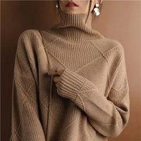 Isla Ribbed Turtleneck