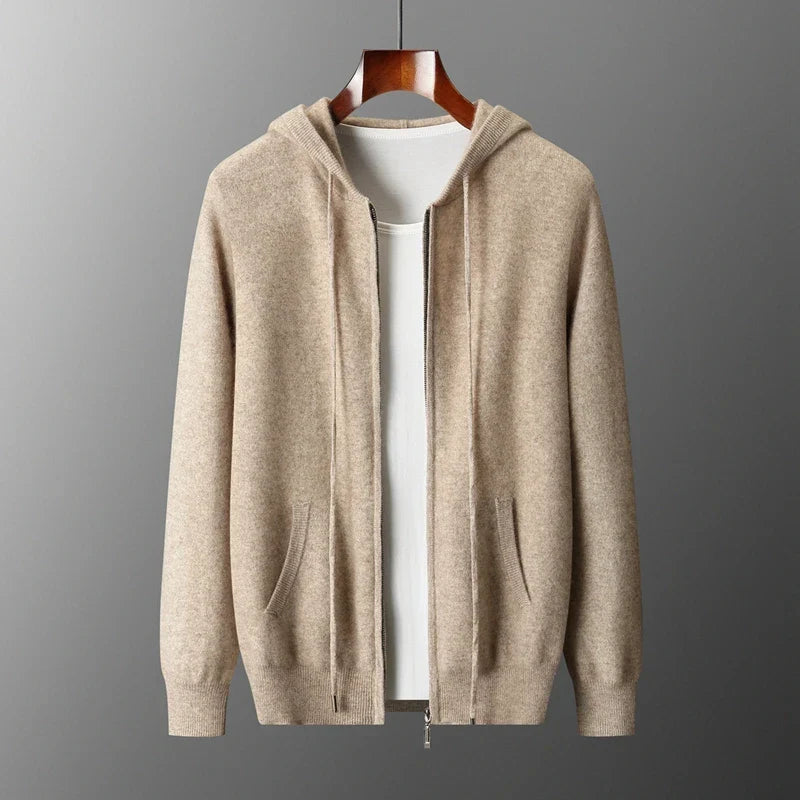 Harrow Cashmere-Feel Zip Hoodie