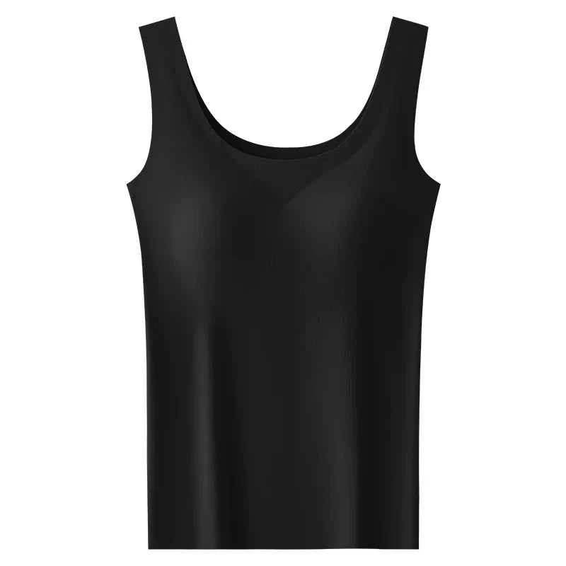 Seamless Tank Top with Built-in Bra