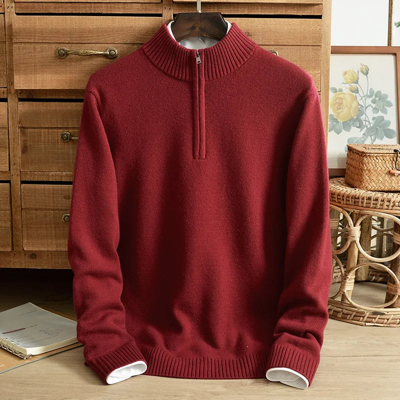 Luca Cashmere-Feel Sweater