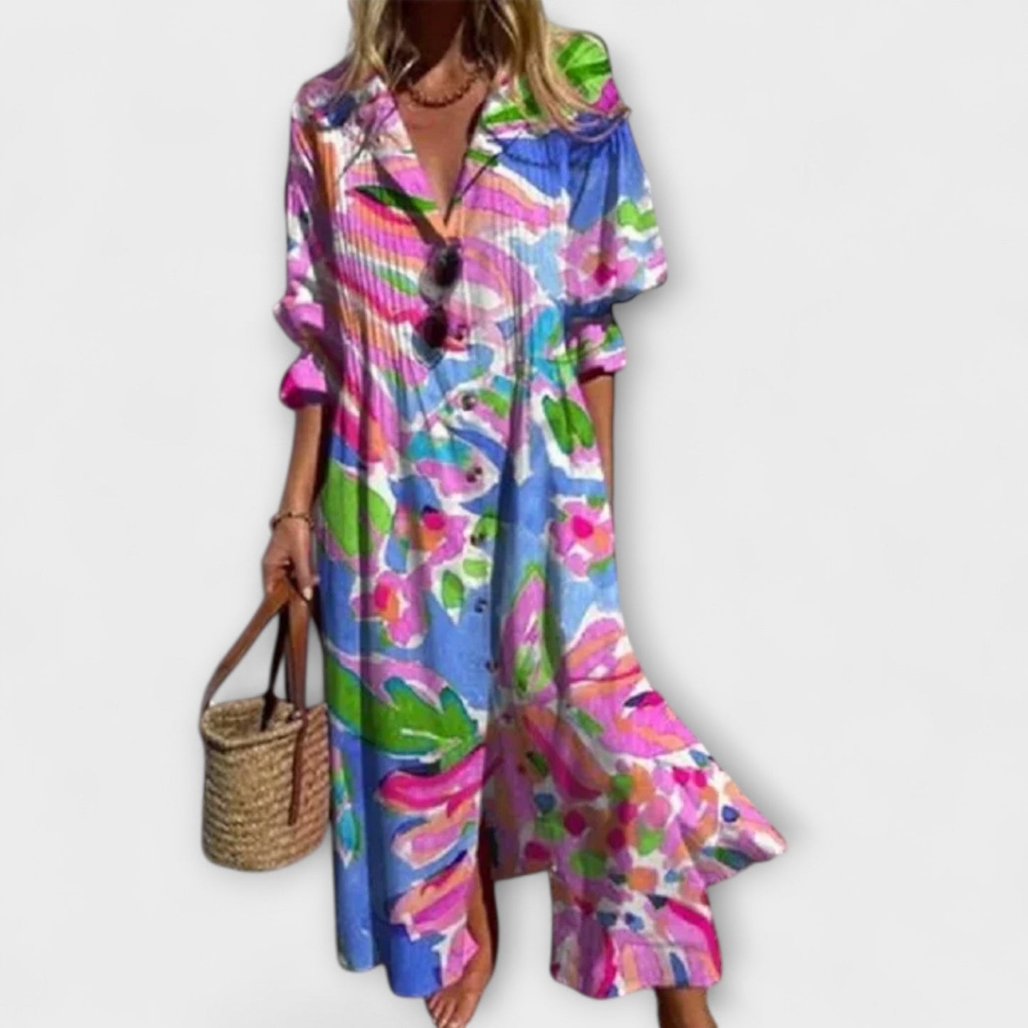 Lila - Flattering Maxi Dress for Effortless Style