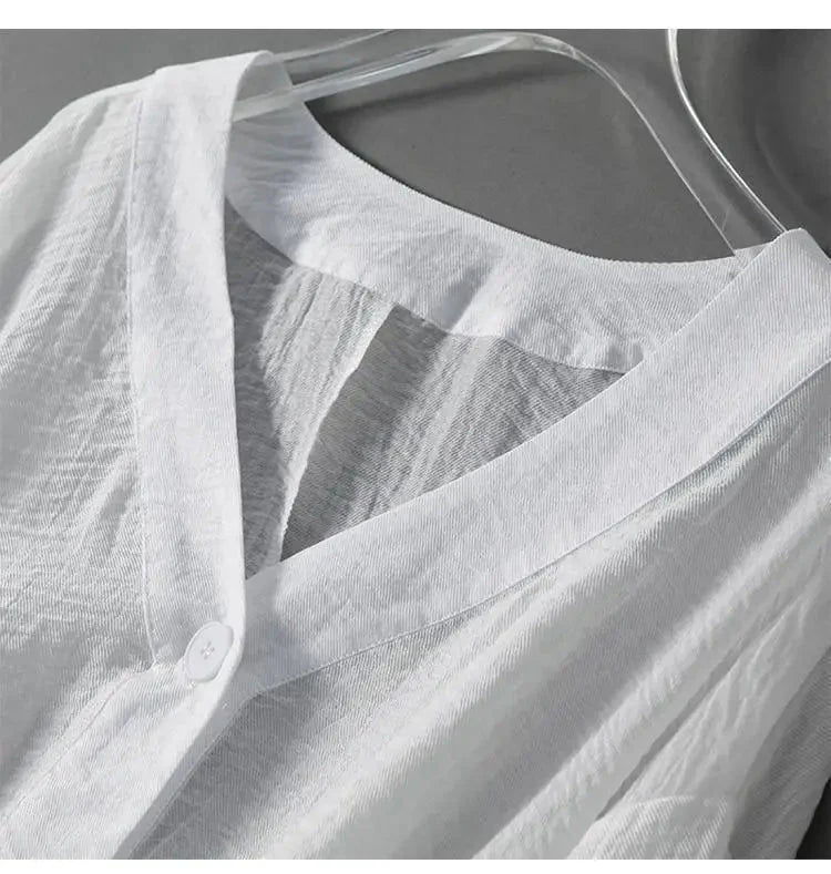 Eliana Summer Linen Blouse
