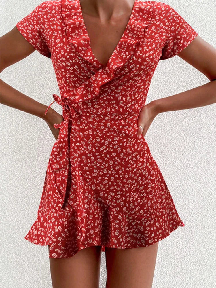 Chloe - Floral Midi Dress for All Occasions