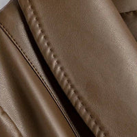 Riviera Faux Leather Blazer