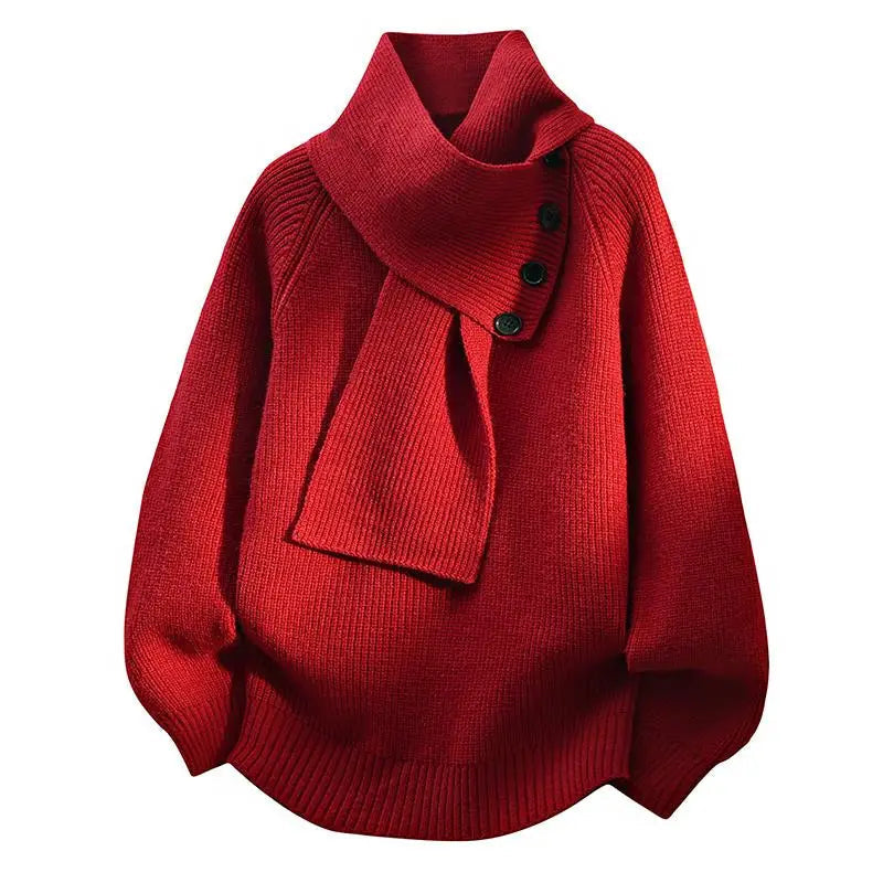 Imogen™ | Cozy Scarf-Neck Sweater