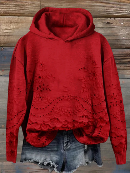 Saska™ | Chic Floral Hoodie
