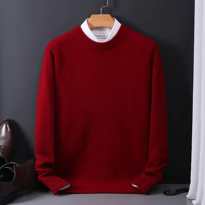 Ainsley Classic Cashmere-Feel Sweater