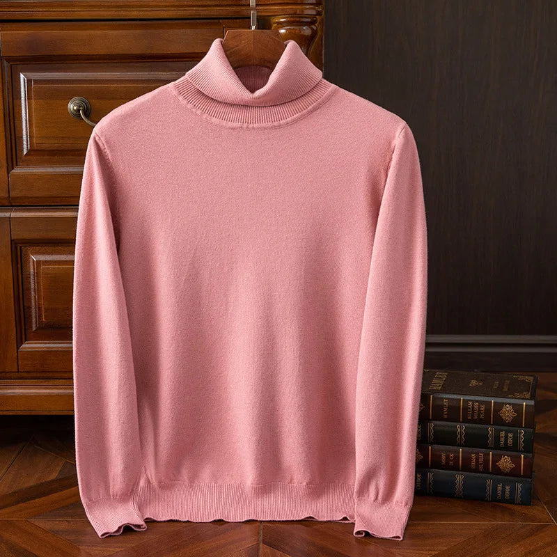 Olympiano Cashmere-Feel Turtleneck