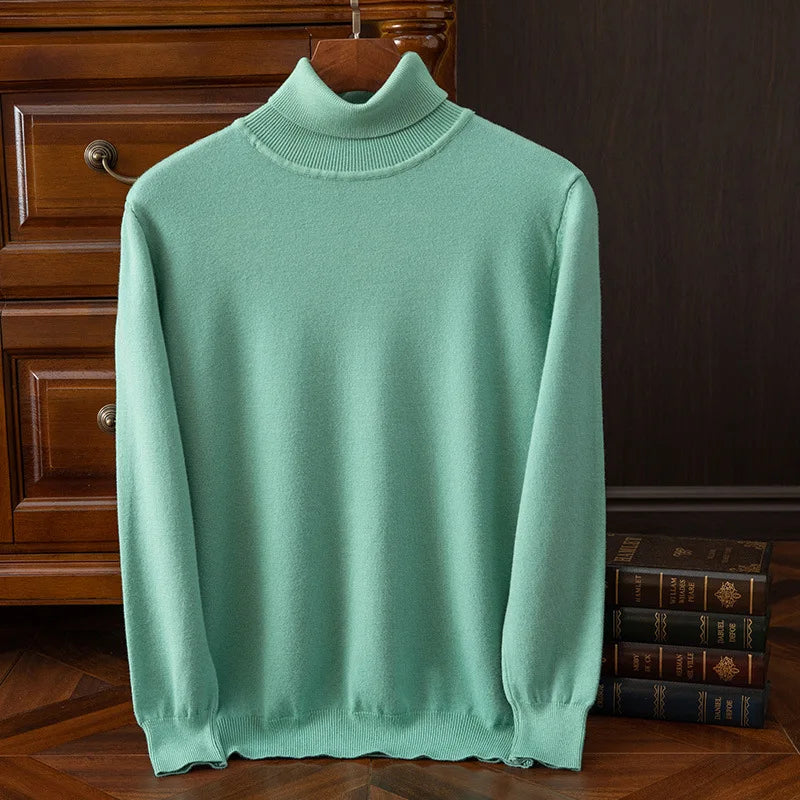 Olympiano Cashmere-Feel Turtleneck