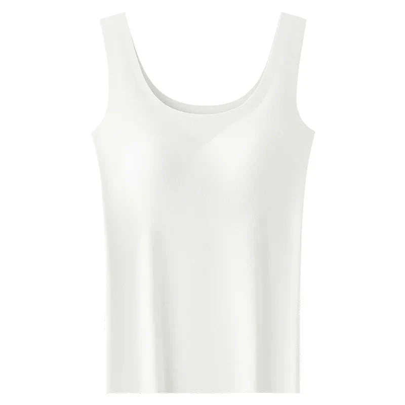 Seamless Tank Top with Built-in Bra