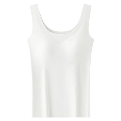 Seamless Tank Top with Built-in Bra