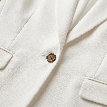 Sofia | Women's Blazer with Single-Button Closure and Classic Lapel | Professional
