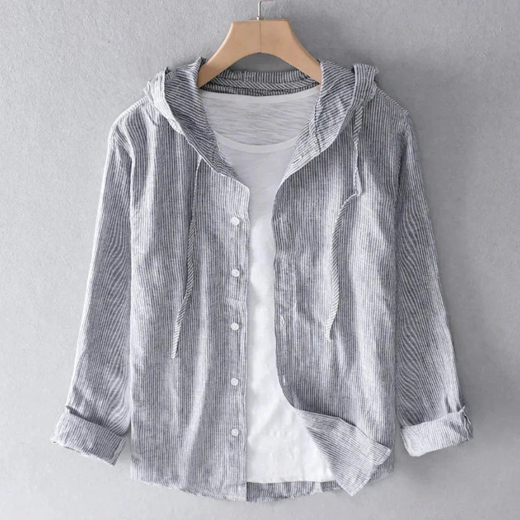 Women's breathable linen blouse