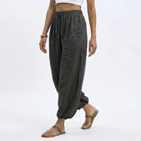 Elara Linen-Blend Wide-Leg Pants