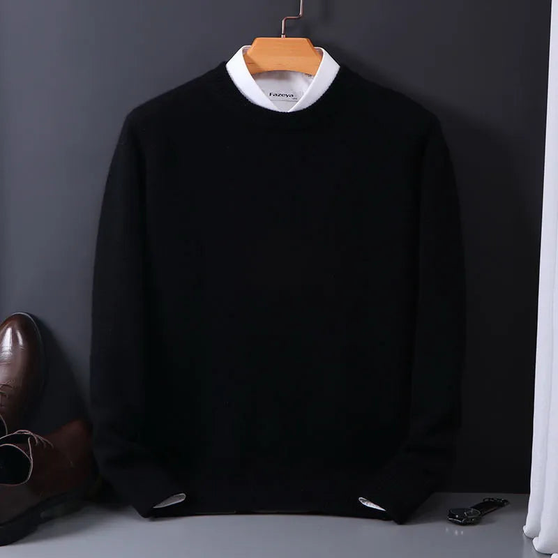 Ainsley Classic Cashmere-Feel Sweater
