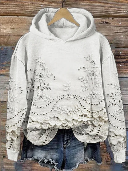 Saska™ | Chic Floral Hoodie