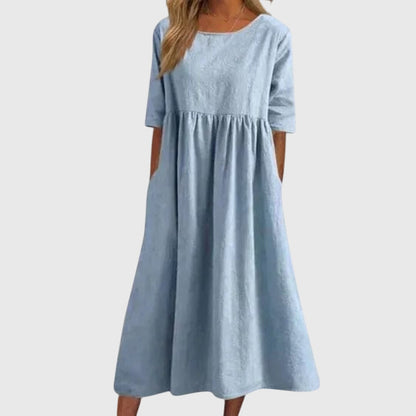 Haisley™ | Chic Short-Sleeved Dress for Any Occasion