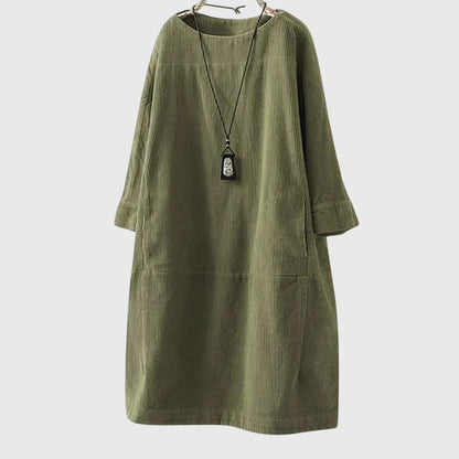 Chic Corduroy Midi Dress for Every Occasion