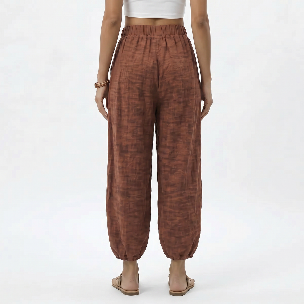 Elara Linen-Blend Wide-Leg Pants