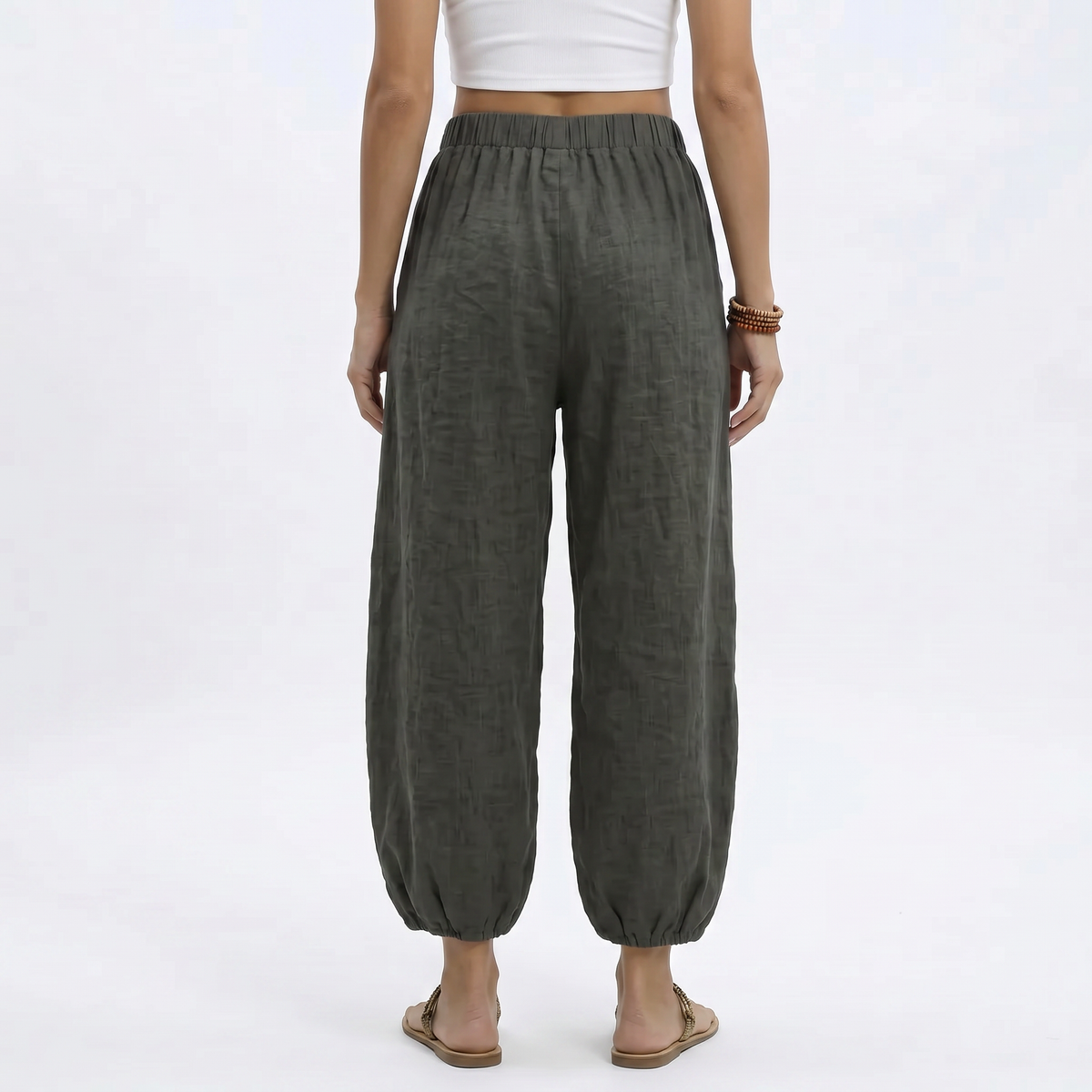 Elara Linen-Blend Wide-Leg Pants