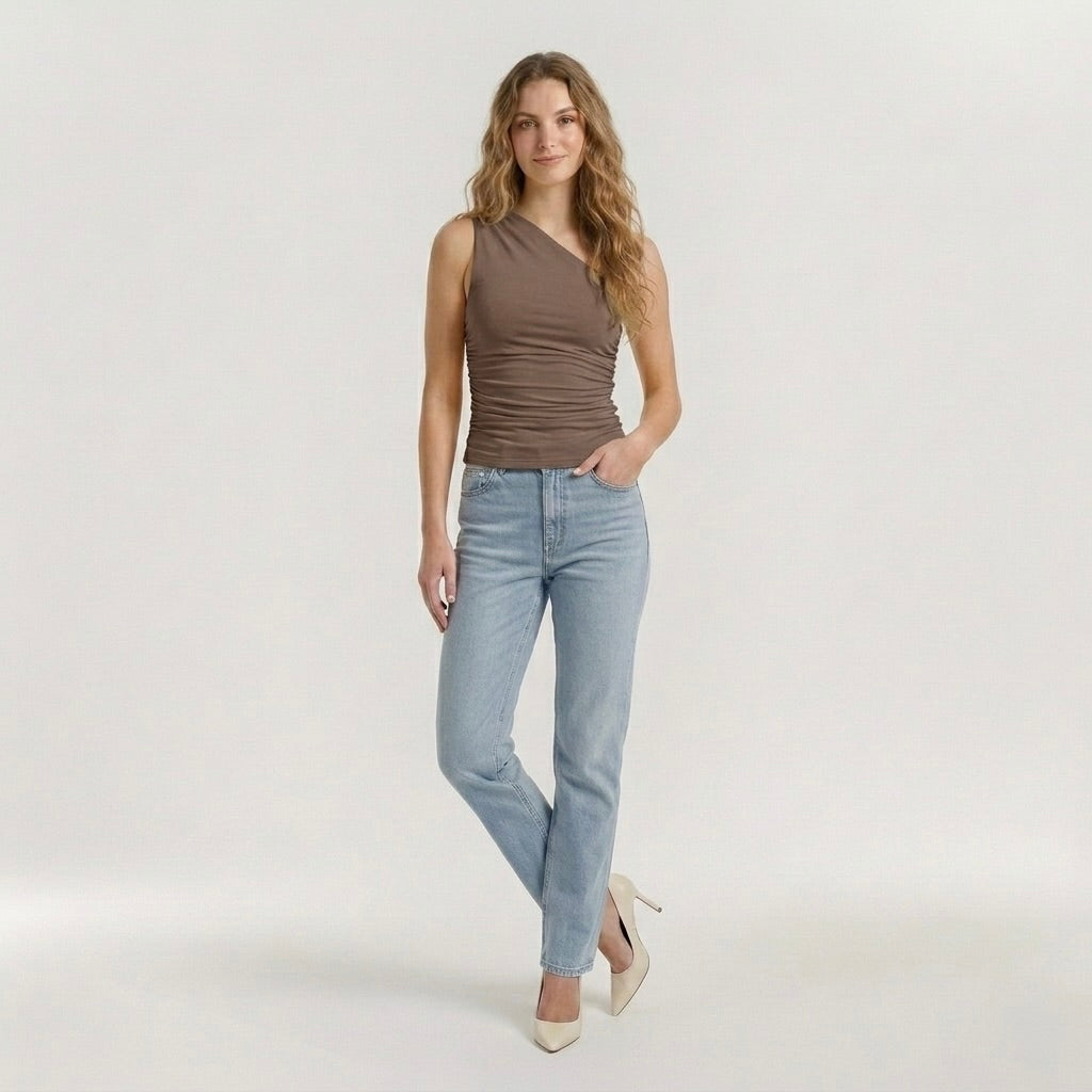 Women's Slim Fit Tank Top – Basic Sleeveless Summer Shirt
