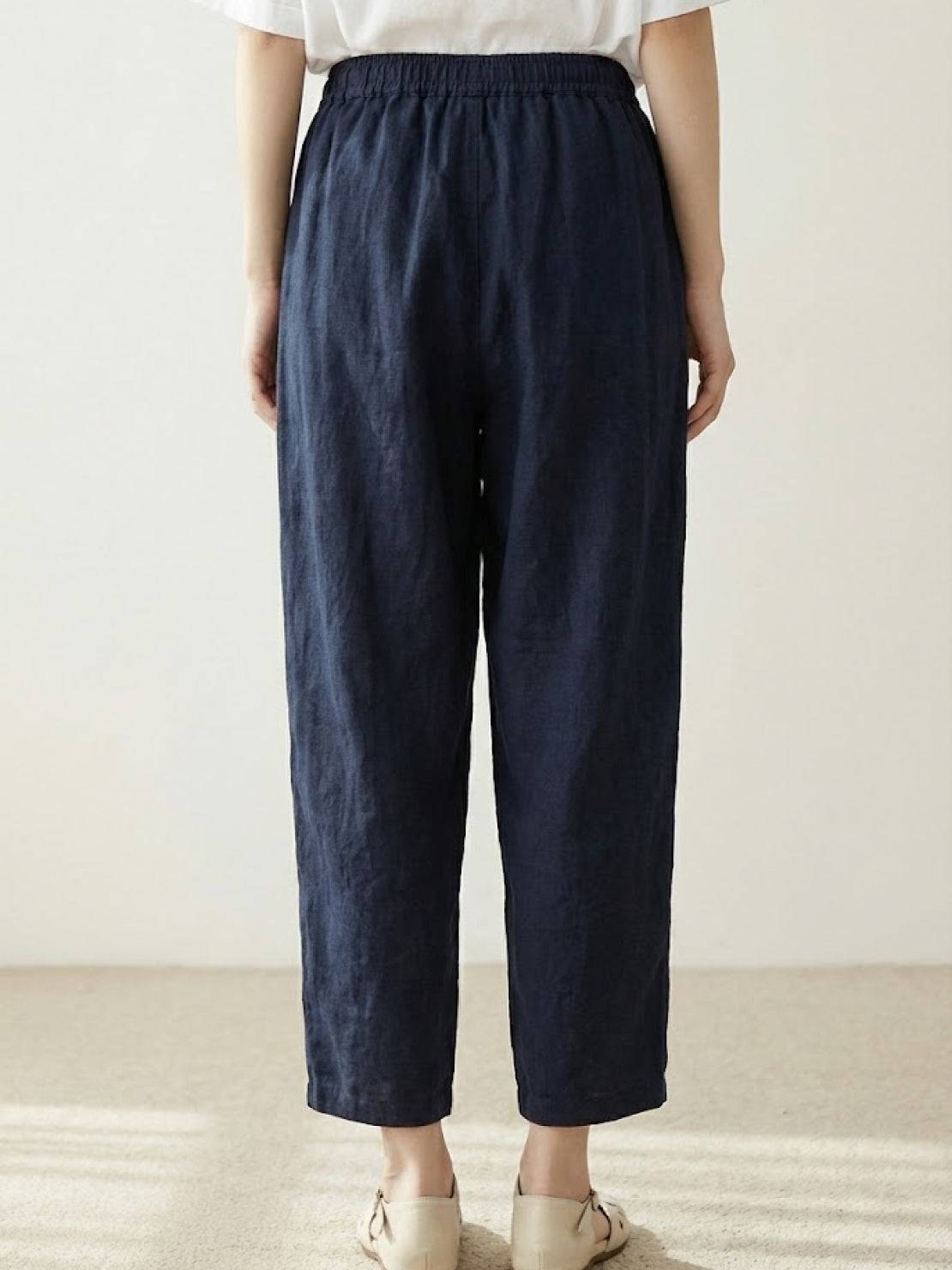 Harper | Women's Casual Drawstring Straight-Leg Casual Pants