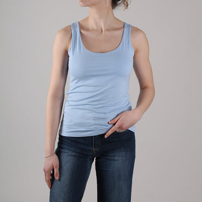 Elastic Jersey Tank Top