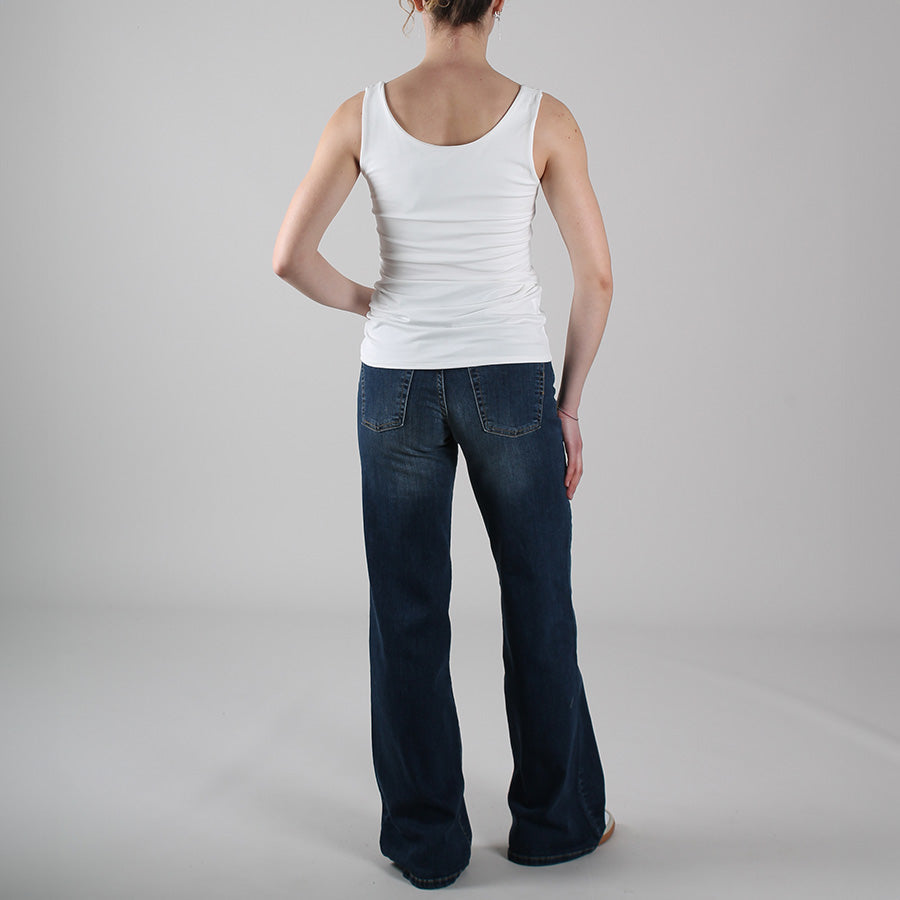 Elastic Jersey Tank Top