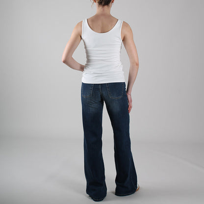 Elastic Jersey Tank Top
