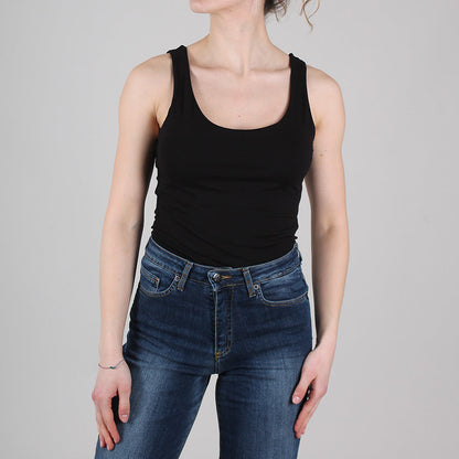 Elastic Jersey Tank Top