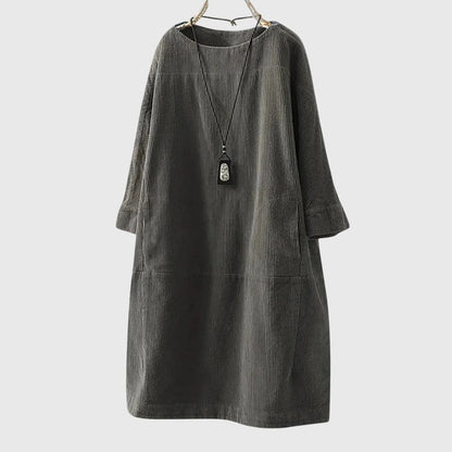 Chic Corduroy Midi Dress for Every Occasion