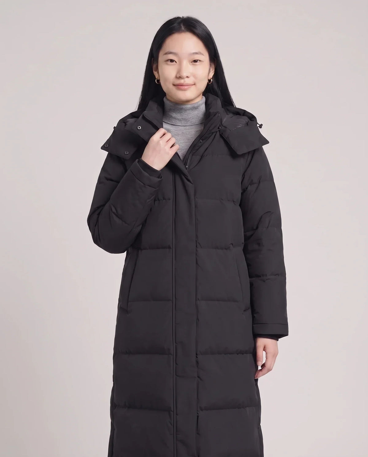 Maxi Hooded Puffer Coat