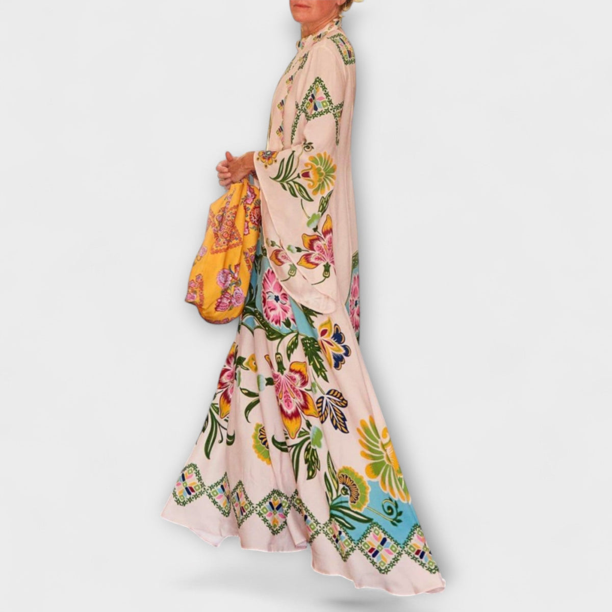 Floral Print Maxi Dress for Special Occasions