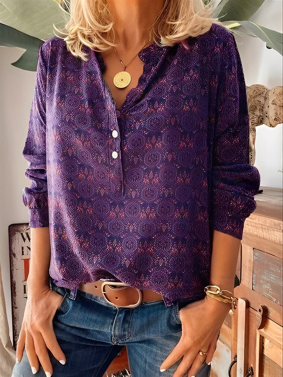 Adelinde - Vintage Style Summer Blouse